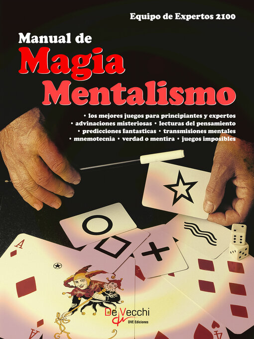 Title details for Manual de magia mentalismo by Equipo de Expertos 2100 - Available